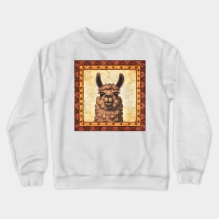 Ms. Llama Picture Day Crewneck Sweatshirt